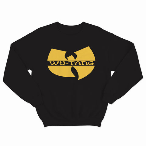 swseat col rond noir unisex logo WU TANG jaune