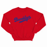 sweat col rond unisex logo BROOKLYN ligue bleu