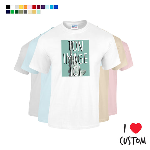 'T-shirt Homme impression d'image A4' - Customized
